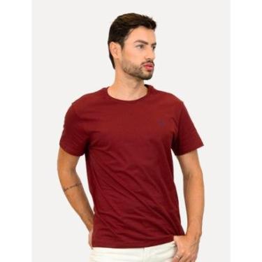 Imagem de Camiseta Reserva Masculina Basic Navy Woodpecker Bordô-Masculino