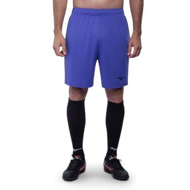 Imagem de Shorts de Futebol Masculino Mizuno II, Azul, GG