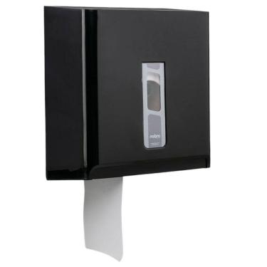 Imagem de Dispenser Para Higiene Rolão 300-500m Preto - Nobre