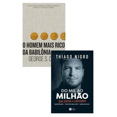 Imagem de Kit Educação Financeira: Do Mil ao Milhão + O Homem Mais Rico da Babil