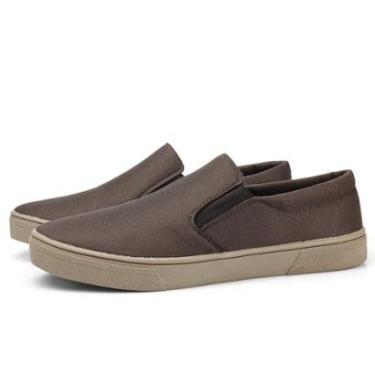 Imagem de Tênis Casual Slip On em Lona Sem Cadarço Leve Urban-Masculino