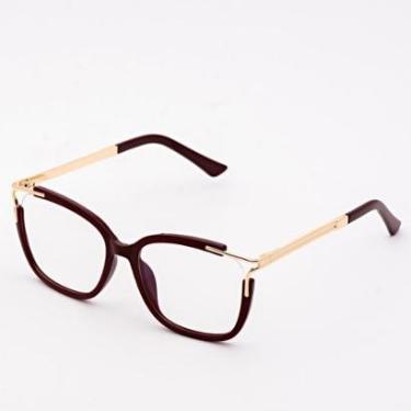 Imagem de Armação Óculos de Grau Feminina Acetato Quadrada/ Celine- Óculos Sunrise-Feminino
