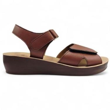 Imagem de Sandália Feminina Ortopédica Ajustável Confortável Prática-Feminino