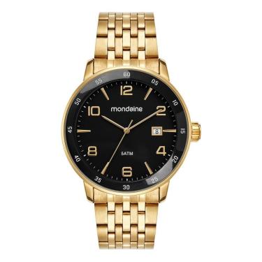 Imagem de Relogio Mondaine Masculino Ref: 32786gpmvde3 Social Dourado
