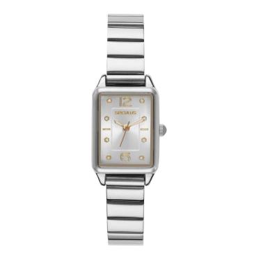 Imagem de Relógio Seculus Feminino Ref: 23763l0svns2 Retangular Prateado