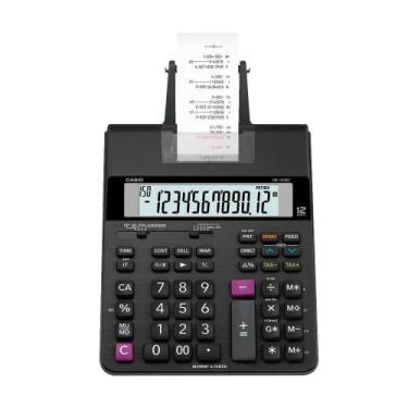 Imagem de Calculadora com Bobina Compacta HR150RC-B Preta CASIO