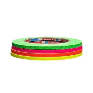 Imagem de KIT 4 Rolos de Fita Tecido Gaffer Tape Fluorescente tesa 05mm X 25m - 