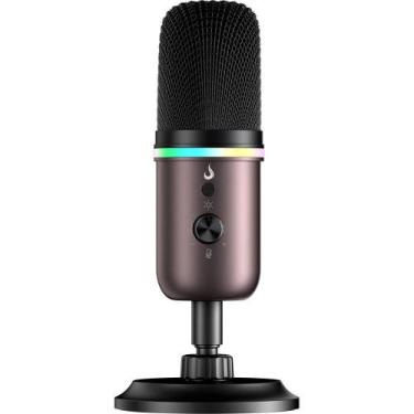 Imagem de Microfone Gamer Rise Mode Elite 10 RGB, USB-C Condensador, Profissiona