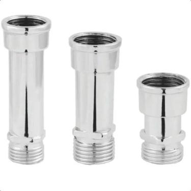 Imagem de Kit Alongador Prolongador Extensor Para Torneira 1/2 4cm 6cm - Congrat