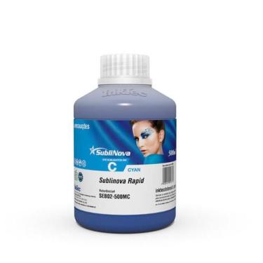 Imagem de Tinta Sublinova Rapid 500ml Cyan Compatível com Impressora Jato de Tin