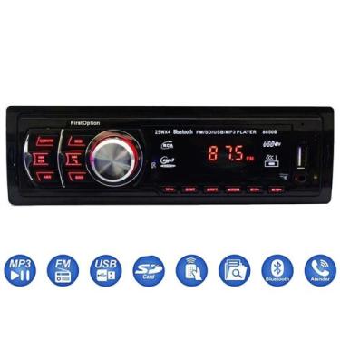 Imagem de som automotivo Completo  atendimento celular usb sd mp3 player toca fm