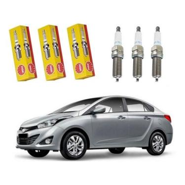 Imagem de Jogo De Velas Ignição Ngk Hyundai Hb20s 1.0 12v 2012 A 2015