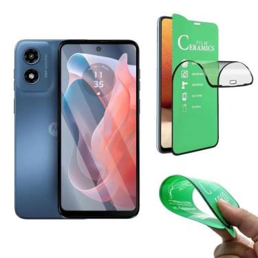 Imagem de Película 9D Cerâmica Flexível para Motorola Moto G34 5G - HUANG