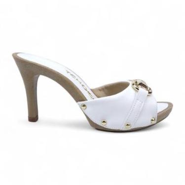 Imagem de Tamanco Tchocco Salto Alto Detalhe Corrente-Masculino