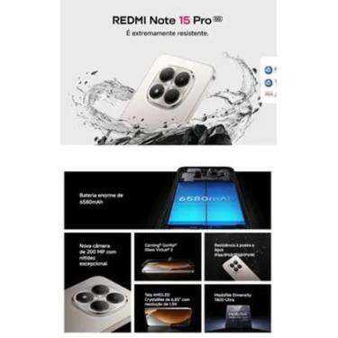 Imagem de Xiaomi Redmi Note 15 Pro 256GB 8GB Azul 5G  Expansível via microSDXC, 