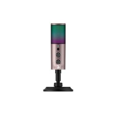 Imagem de Microfone Gamer De Mesa Rise Mode Elite 06, RGB, USB-C, Preto e Ocre - RM-ME-06-BOC-Uni...