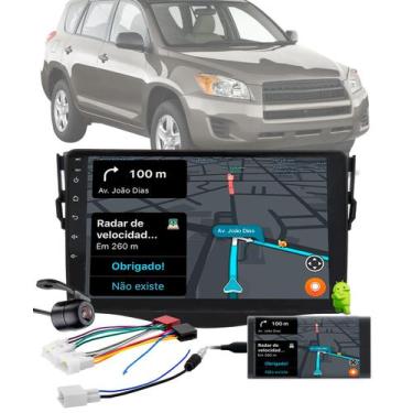 Imagem de Multimídia 2 Din 9" Polegadas Android Toyota RAV4 2008 até 2011 Espelh