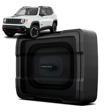 Imagem de Caixa Amplificada Subwoofer 6x8 Faaftech FT-SW68 UC Fiat Argo Cronos T