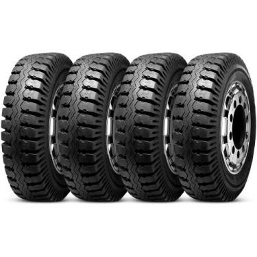Imagem de Kit 4 Pneu Pirelli Anteo Aro 20 10.00-20 146/143J TT  AT59 Borrachudo 