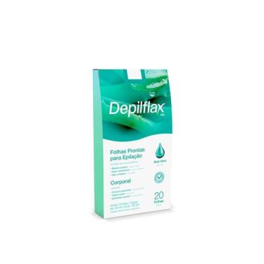 Imagem de Folhas Prontas Corporais Aloe Vera c/20un - Depilflax