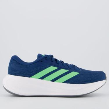 Imagem de Tênis Adidas Response Runner 2 Azul e Verde, 38