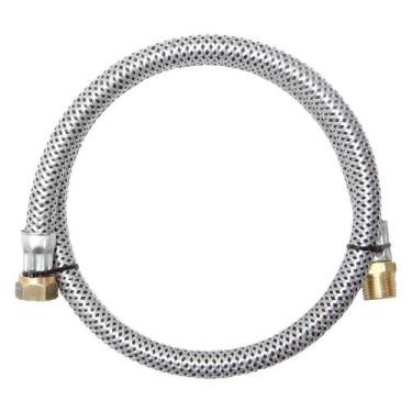 Imagem de Mangueira Gás 1m Para Fogão Cooktop Botijão GLP GN Flexível - MACFLEX,