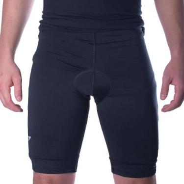 Imagem de Bermuda Ciclista Poker Drafter Acolchoada Preto, P