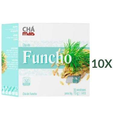Imagem de Chá de Funcho Vegano Cx. com 10 Sachês Kit 10 - Chá Mais