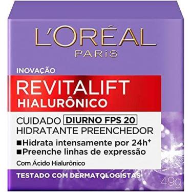 Imagem de Creme Facial Anti-Idade L'Oréal Paris Revitalift Hialurônico Diurno FP