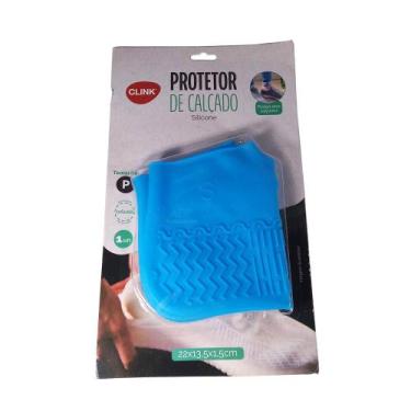 Imagem de Protetor para Calçado Silicone Tamanho P (29-32) Clink, Azul