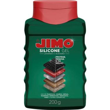 Imagem de Silicone Gel Automotivo para Painéis Pneus Frisos Cromados e Móveis Lavanda 200g Jimo