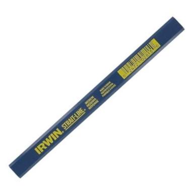 Imagem de Lápis para Carpinteiro Irwin 66305SL Madeira Ergonômico para Marcenaria Construção 18cm Unidade Cinza
