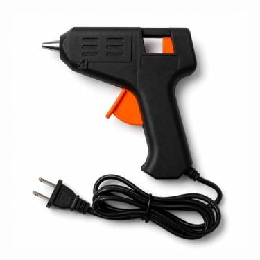 Imagem de Pistola de Cola Quente Fina em ABS com 2 Mini Bastões para Reparos e A