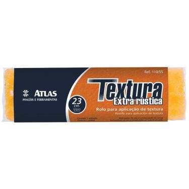 Imagem de Rolo para Textura Extra Rustica 23cm 110-55 para Pintura Decorativa em Paredes Atlas