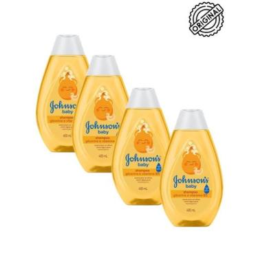 Imagem de Kit 4 Shampoo Johnson's Baby Tradicional Vitamina B5 400ml