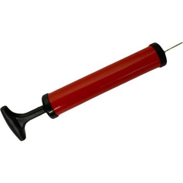 Imagem de Bomba de Ar Manual com Agulha Art Sport, Vermelho