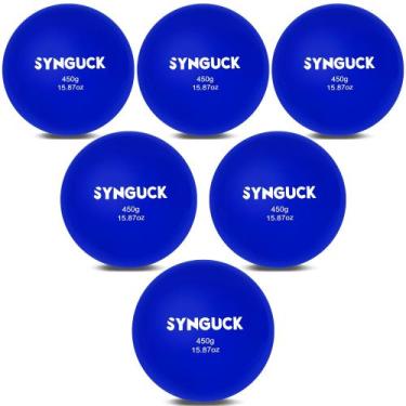 Imagem de Conjunto de 6 Bolas de Treino SYNGUCK 450 g com Peso para Plyo