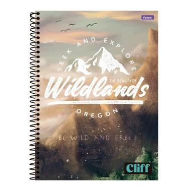 Imagem de Caderno Espiral Foroni Universitário Capa Dura 15 Matérias Cliff Mascu