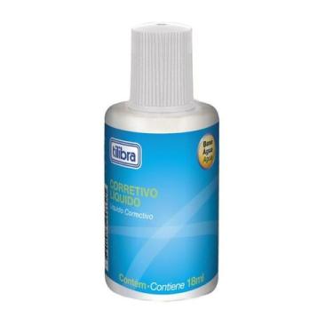 Imagem de Corretivo Líquido 18 Ml Tilibra, Unico