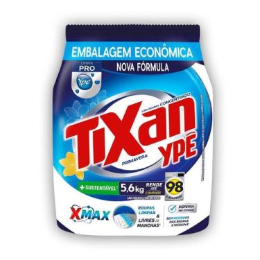 Imagem de Sabão em Pó Tixan Ypê Primavera Pro 5,6kg Embalagem Econômica
