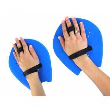 Imagem de Acessório para Hidroginástica e Hidroterapia Palmar Leque em EVA com Fixadores Ajustáveis para Tonificação de Membros
