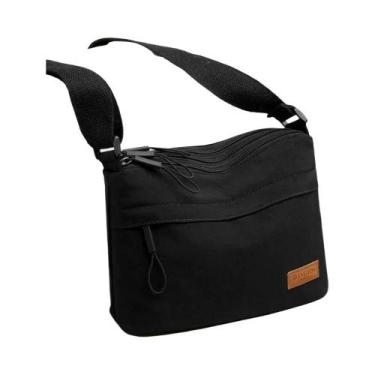 Imagem de Bolsa Transversal Feminina De Nylon À Prova D'água, Minimalista, Cor S