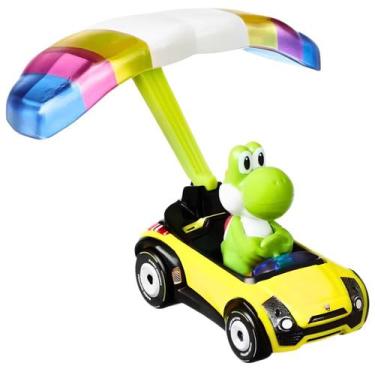 Imagem de Carrinho Hot Wheels Mario Kart Carros C/ Glider GVD30 Mattel, Yoshi sp