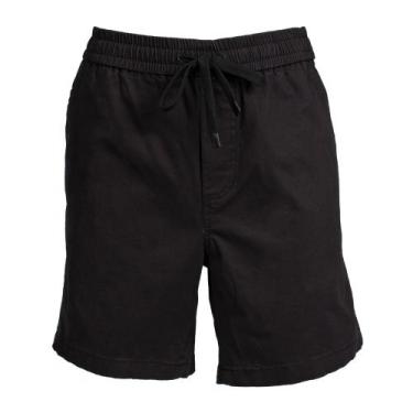 Imagem de Short Casual Masculino Wearing Sarja Preto, Preto, 38