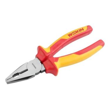 Imagem de Alicate Combinado Isolado 200mm, 8 Linha Reparos Elétricos Premium - W