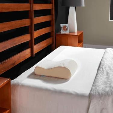 Imagem de Tempur-Pedic Travesseiro de pescoço TEMPUR, viagem, branco