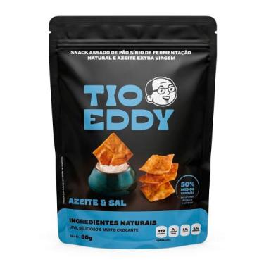 Imagem de Snack Assado de Pão Sírio Tio Eddy Sabor Azeite e Sal 80g