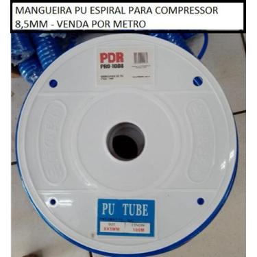 Imagem de Mangueira pu espiral para compressor pu 8x5mm - por metro - PDR