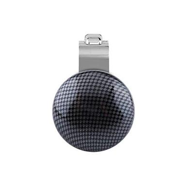 Imagem de Alça de volante, acessório de carro universal para automóveis e veículos Power Aid Ball Boosts Spin Knob Clamp Car (fibra de carbono)