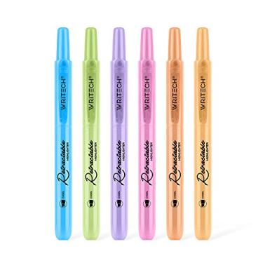 Imagem de Ponta de cinzel retrátil Writech Hightlighters cores sortidas (pástez)